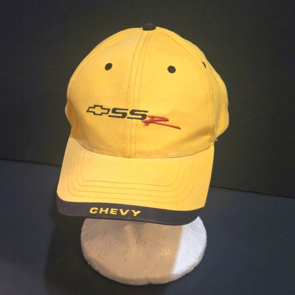 RARE OFFICIAL EARLY CHEVY SSR TRUCK EMBROIDERED YELLOW W/ COLOR ACCENT